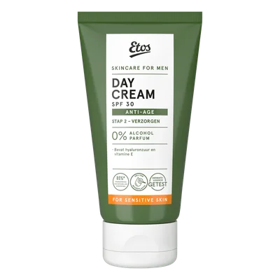 Etos For Men Sensitive & Anti-ageing Dagcrème met SPF30