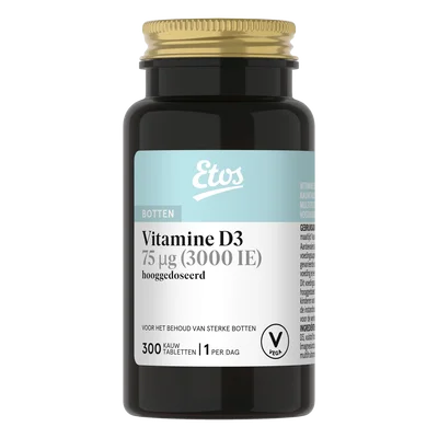 Etos Vitamine D3 75ug 300 stuks