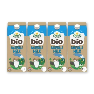 Arla Biologisch halfvolle melk 4-pack