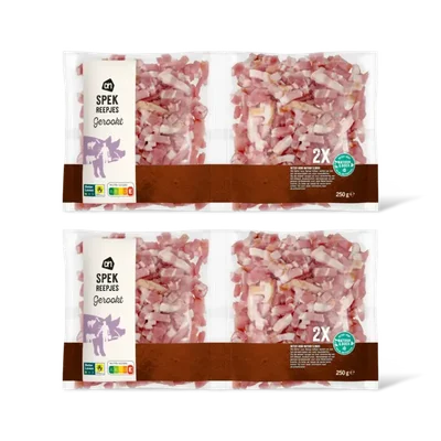 AH Gerookte spekreepjes 2-pack