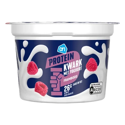 AH Protein kwark met yoghurt framboos