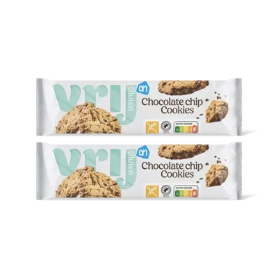 AH Glutenvrij Chocolate chip cookies 2-pack
