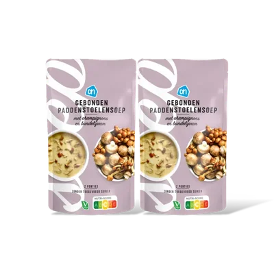 AH Gebonden paddenstoelensoep 2-pack