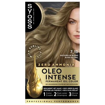 Syoss Oleo Intense 7-10 Natuurlijk Blond/Blond Naturel