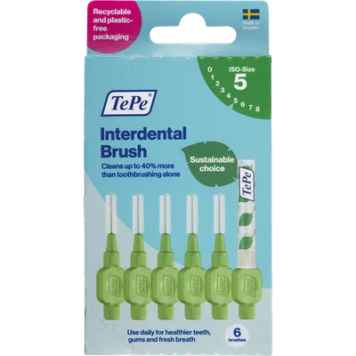 TePe Interdentale Ragers Original Groen ISO Maat 5 0,8 mm 6 stuks