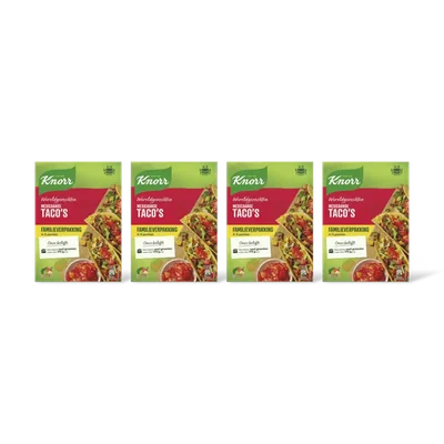 Knorr Mexicaanse taco's family 4-pack