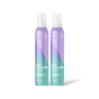 Andrélon Verrassend volume haarmousse 2-pack
