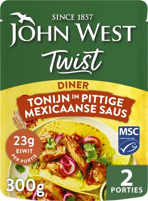 John West Twist Diner Tonijn Mexciaans MSC