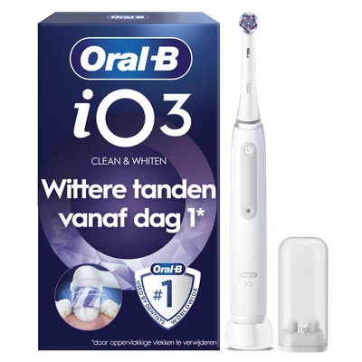 Oral-B iO 3 Clean & Whiten Wit Elektrische Tandenborstel