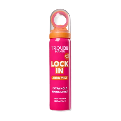 Trouble Maker Lock In Extra Hold Waterproof Aura Mist Fixing Spray 75 Ml