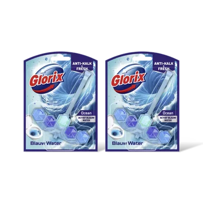 Glorix Power 5+ ocean wc-blok 2-pack