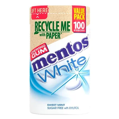 Mentos White Sweet Mint Kauwgom