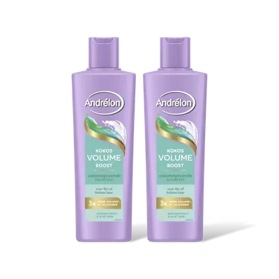 Andrélon Kokos volume boost shampoo 2-pack