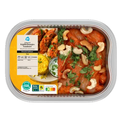 AH Ovenschotel scharrel kiphaasjes tandoori