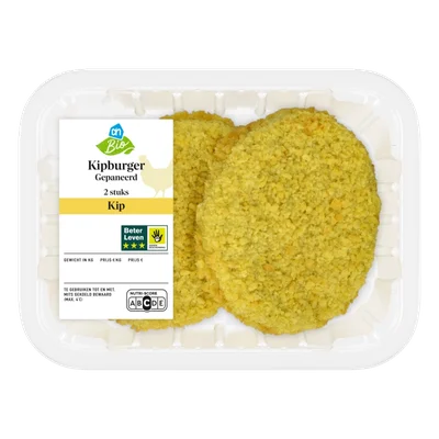 AH Biologisch Kipburger gepaneerd