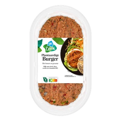AH Terra Plantaardige burger met bonen