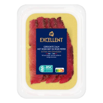 AH Excellent Gerookte zalm met rode biet