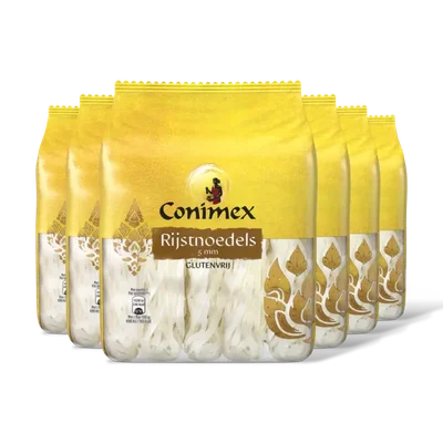 Conimex Rijstnoedels 5mm 6-pack