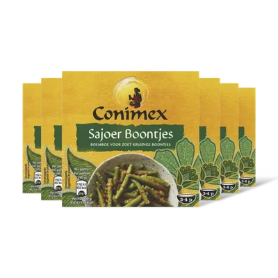 Conimex Boemboe sajoer boontjes 6-pack