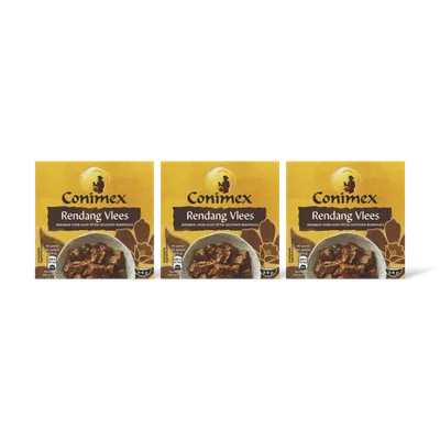 Conimex Rendang vlees boemboe 3-pack