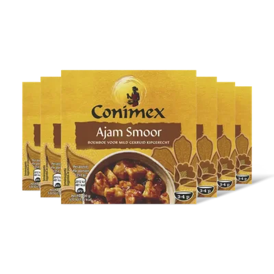 Conimex Ajam smoor boemboe 6-pack
