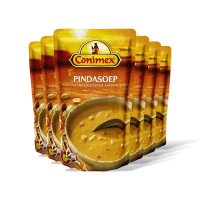 Conimex Romige indonesische pindasoep 6-pack