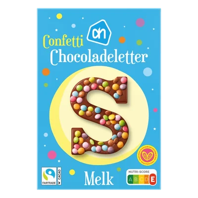 AH Letter confetti
