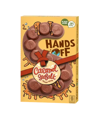Hands Off Sint letter vegan caramel seasalt