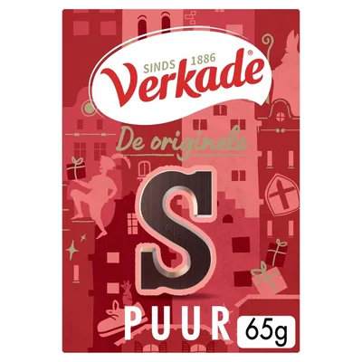 Verkade Chocoladeletter puur