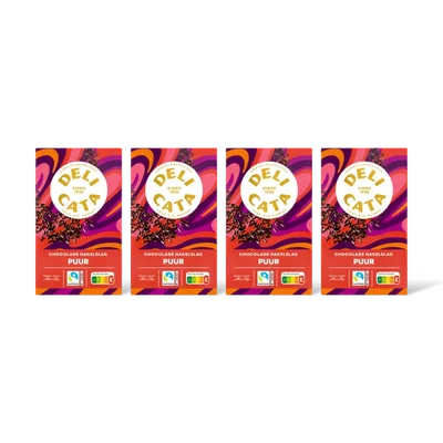 Delicata Chocolade hagelslag puur 4-pack
