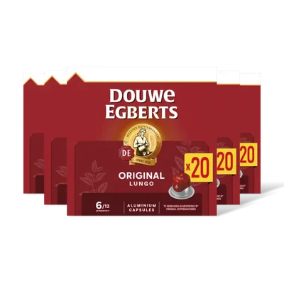Douwe Egberts Lungo original capsules 5-pack