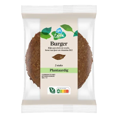 AH Terra Plantaardige burger 2 stuks