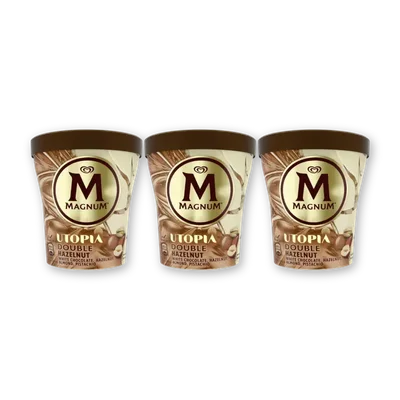 Magnum Utopia double hazelnut 3-pack