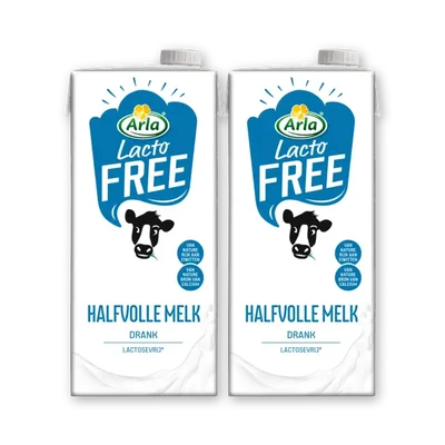 Arla Lactofree halfvolle melk 2-pack