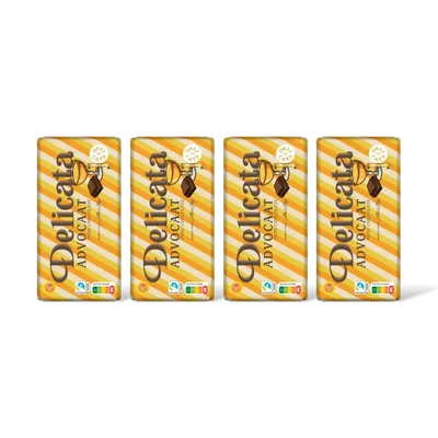 Delicata Reep advocaat pure chocolade 4-pack