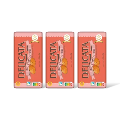 Delicata Reep butterscotch melkchocolade 3-pack
