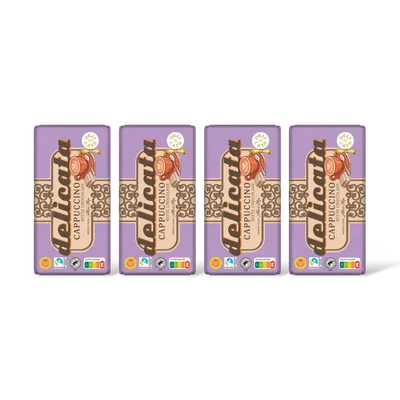 Delicata Reep cappuccino witte chocolade 4-pack