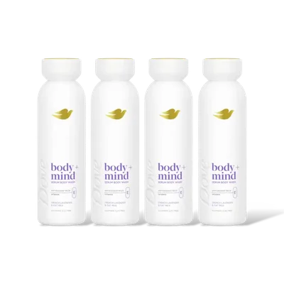Dove Body+mind lavender & oat milk 4-pack
