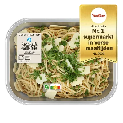 AH Uit eigen keuken spaghetti aglio olio