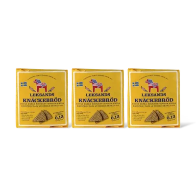 Leksands Knäcke extra krokant gebakken 3-pack