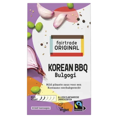 Fairtrade Original Korean BBQ bulgogi