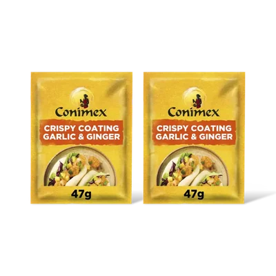 Conimex Crispy coating gember knoflook 2-pack