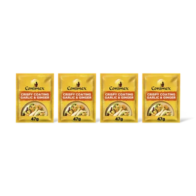 Conimex Crispy coating gember knoflook 4-pack