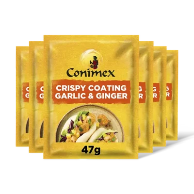 Conimex Crispy coating gember knoflook 6-pack