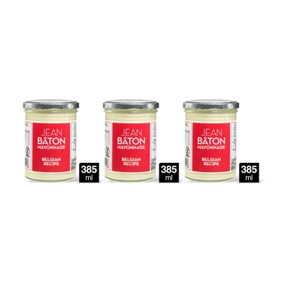 Jean Bâton Mayonnaise Belgian recipe 3-pack