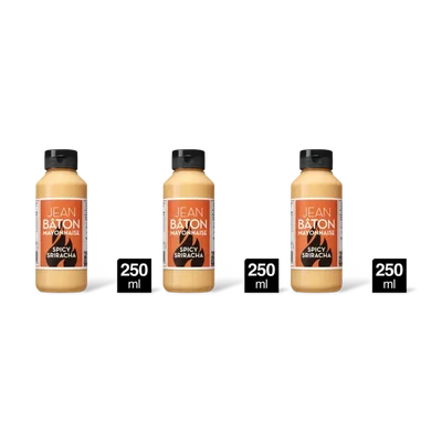 Jean Bâton Mayonnaise spicy sriracha 3-pack