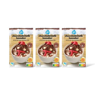 AH Hamster chocolade bombe 3-pack