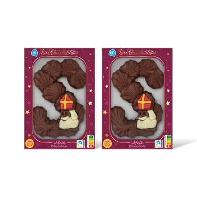 AH Luxe chocoletter melk chocolade 2-pack