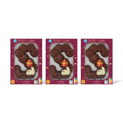 AH Luxe chocoletter melk chocolade 3-pack