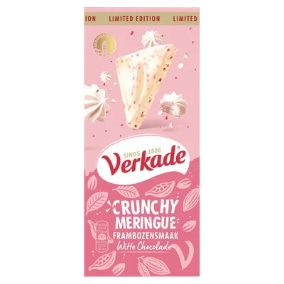 Verkade Crunchy meringue frambozensmaak reep